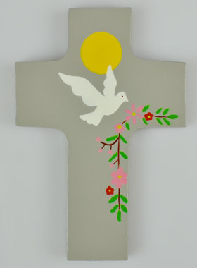 Croix en Bois - Saint Esprit Viens en Nous (pic 1)