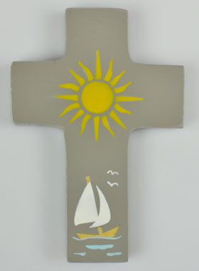 Croix en Bois - Jésus Mon Guide (pic 1)