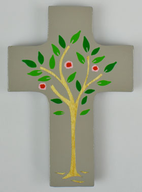 Croix en Bois - Racine & Vie Éternelle (pic 1)