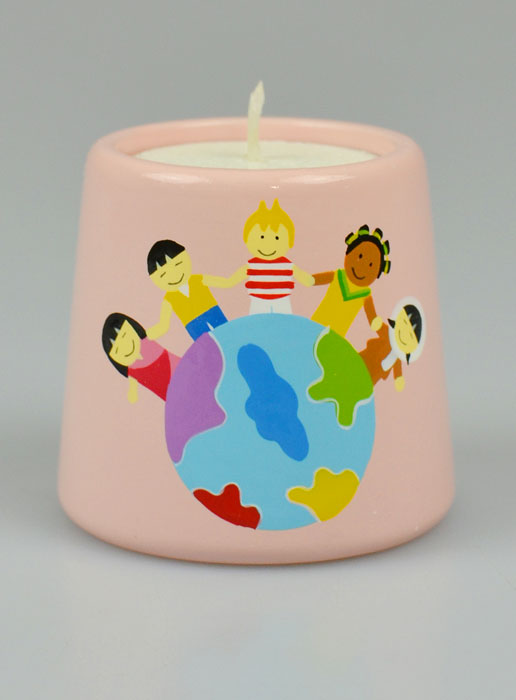 Bougeoir Enfant du Monde - Rose (pic 2)