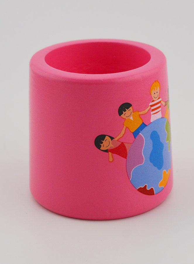 Bougeoir Enfant du Monde - Rose (pic 4)