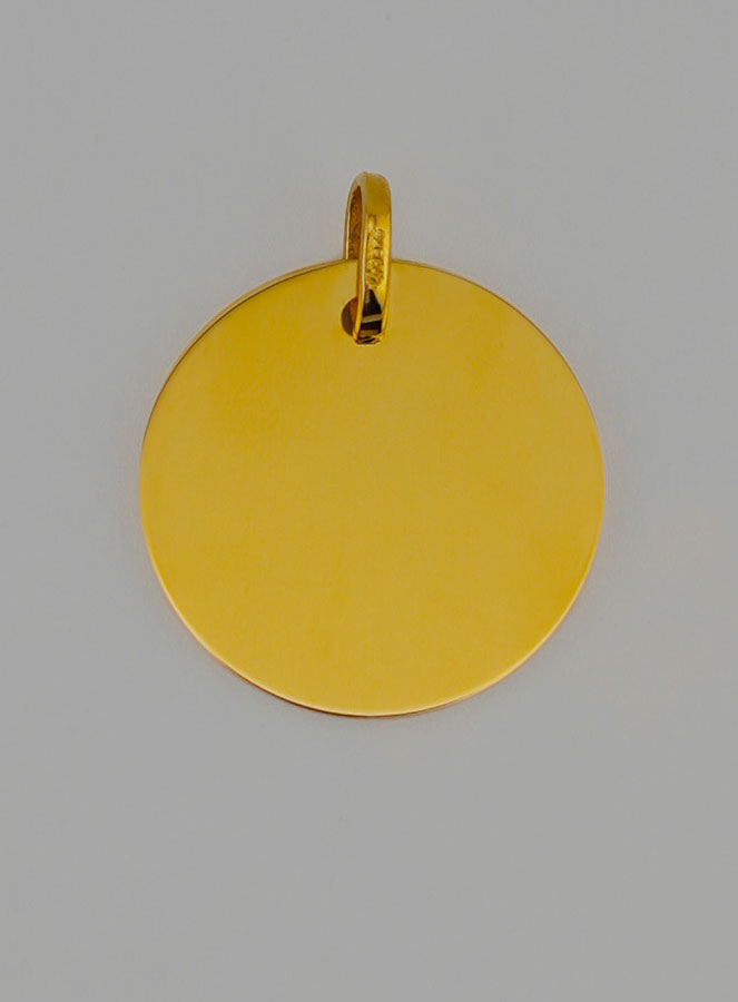 Médaille Vierge à l'Enfant Jésus en Or (pic 4)