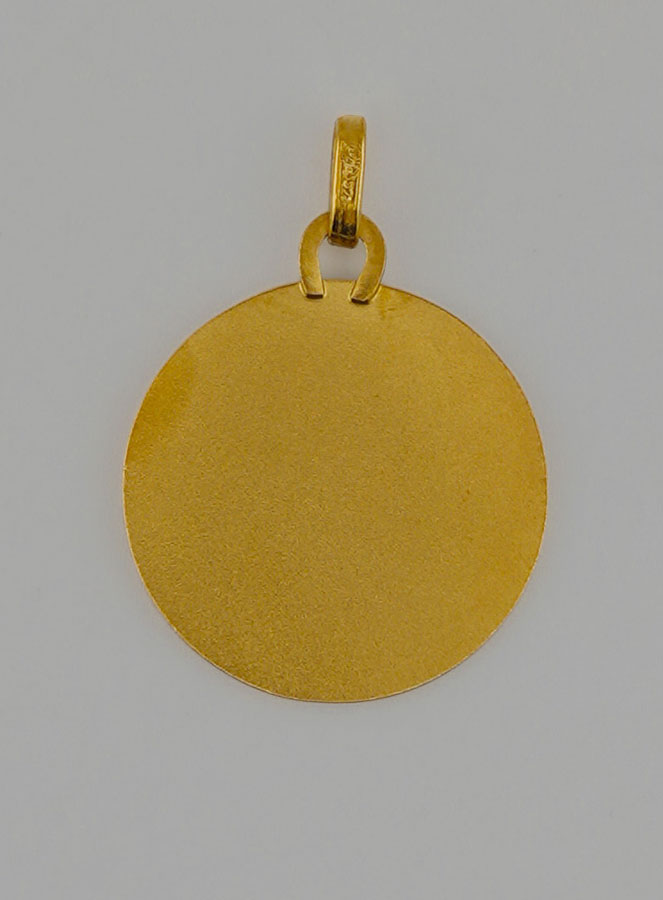 Médaille Sainte Vierge au Voile en Or (pic 4)
