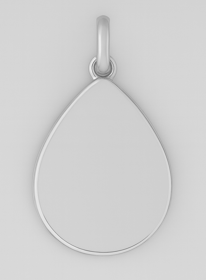 Médaille Larme Apparitions de Lourdes en Argent (pic 3)