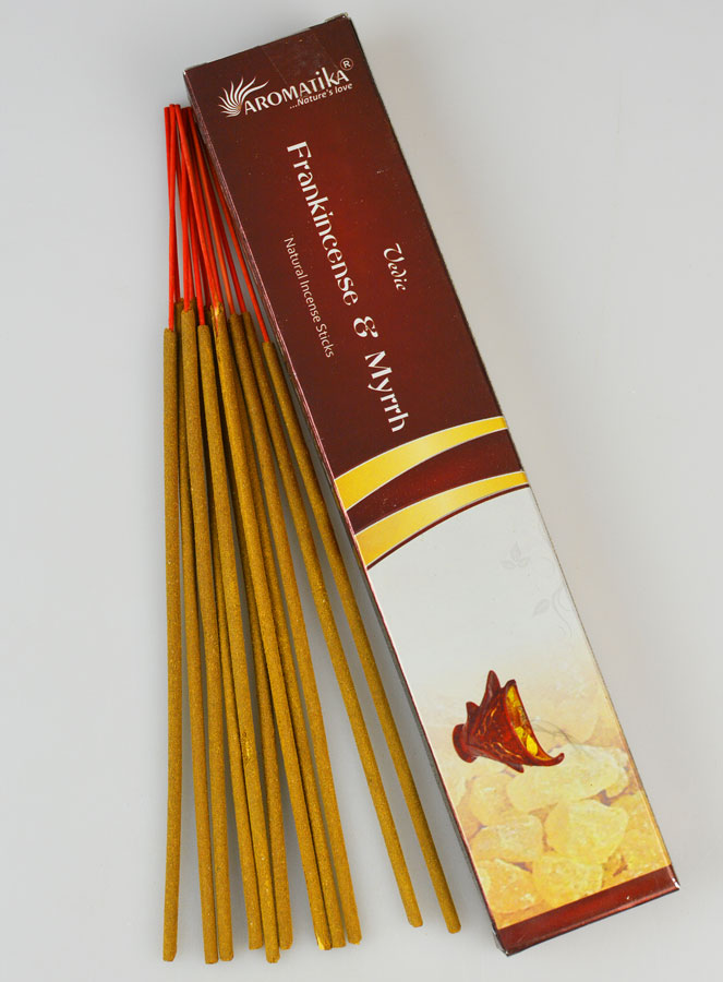 Encens Indien Vedic15g - Oliban & Myrrhe (pic 1)