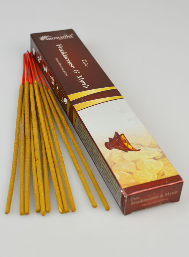 Encens Indien Vedic15g - Oliban & Myrrhe (pic 2)