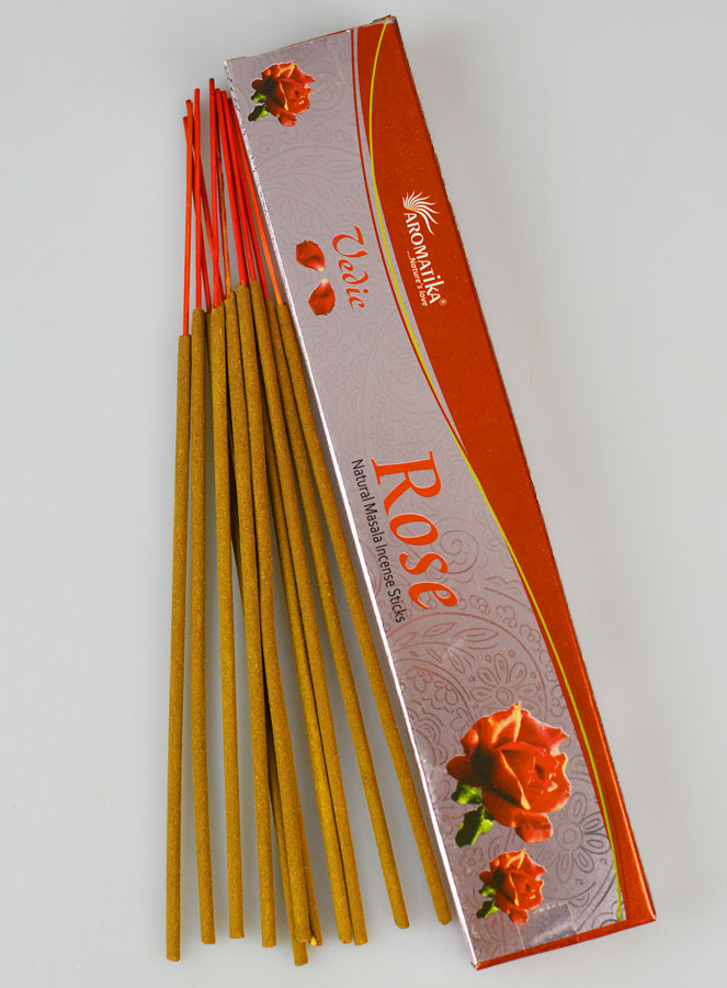 Encens Indien Vedic 15g - Pétale de Rose (pic 1)
