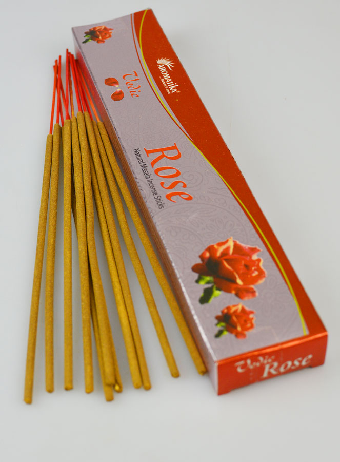 Encens Indien Vedic 15g - Pétale de Rose (pic 2)