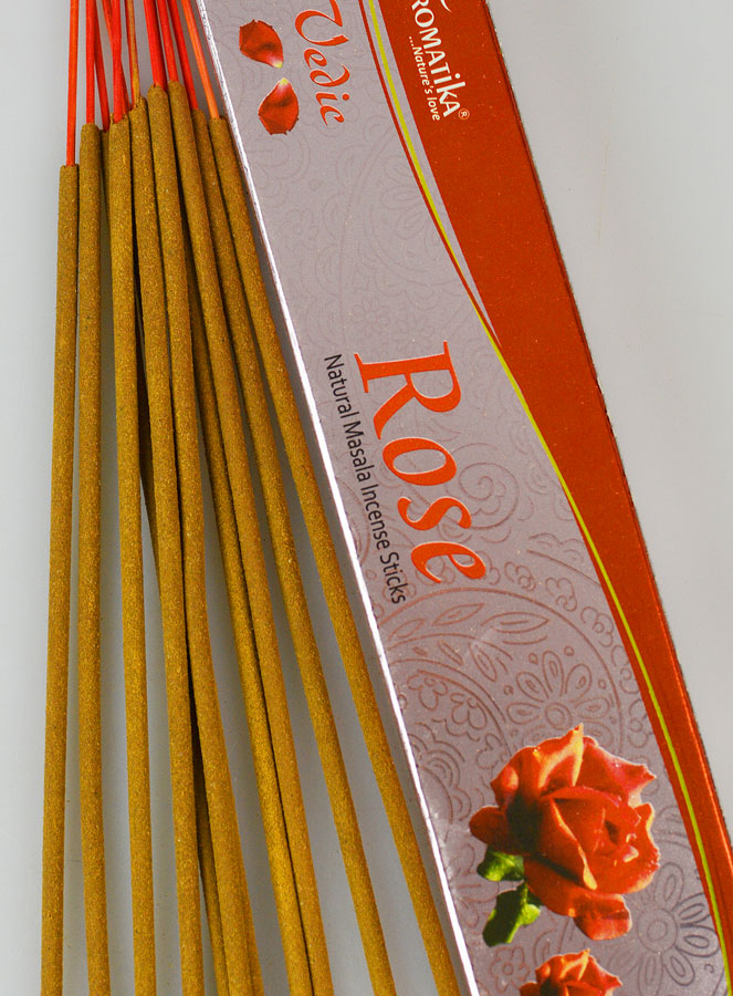 Encens Indien Vedic 15g - Pétale de Rose (pic 3)