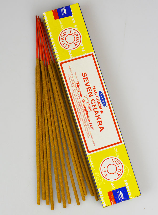 Encens Indien Satya - Seven Chakra - 15g (pic 1)