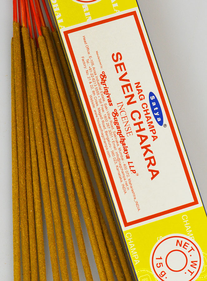 Encens Indien Satya - Seven Chakra - 15g (pic 3)