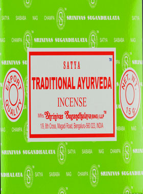 Encens Indien Satya - Traditionnel Ayurveda - 15g (pic 1)