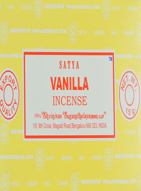 Encens Indien Satya - Vanille  - 15g (pic 1)