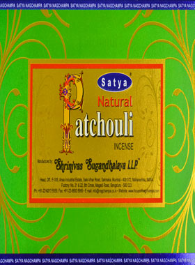 Encens Indien Satya - Patchouli Naturel - 15g (pic 1)