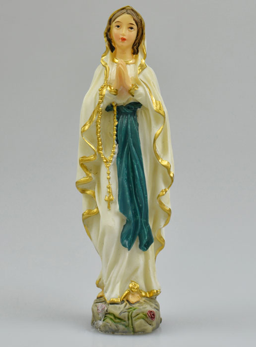 Statue Vierge Marie de Lourdes - 12 cm (pic 2)