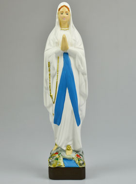 Statue Notre Dame de Lourdes - 28 cm (pic 1)