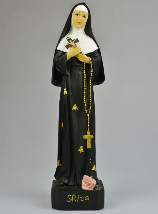 Statue de Sainte Rita de Cascia - 37 cm (pic 2)