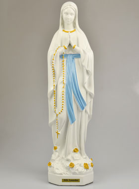 Grande Statue de Notre Dame de Lourdes - 50 cm (pic 1)