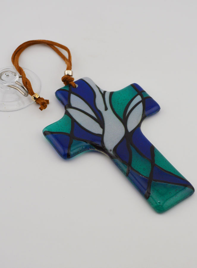 Croix de Confirmation en Verre (pic 3)