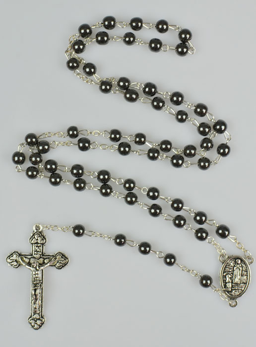 Chapelet de Confirmation - Perles Noires (pic 2)
