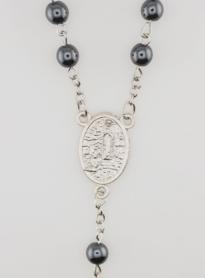 Chapelet de Confirmation - Perles Noires (pic 4)