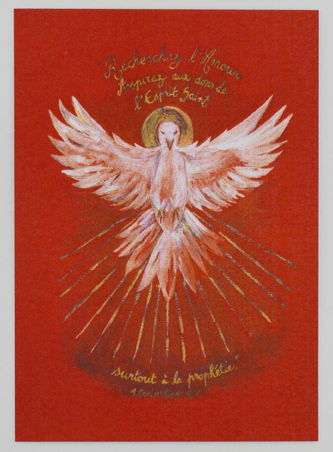Image de Confirmation Rouge - Colombe de l'Esprit Saint (pic 1)