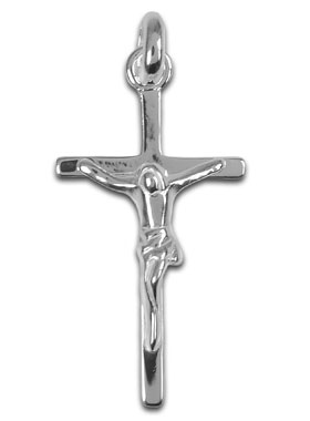 Pendentif Christ en Croix en Argent Massif (pic 1)