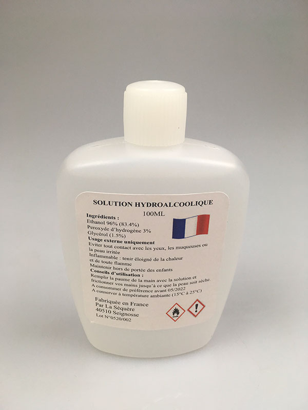 Gel Hydroalcoolique - Image Lourdes 100ml (pic 2)