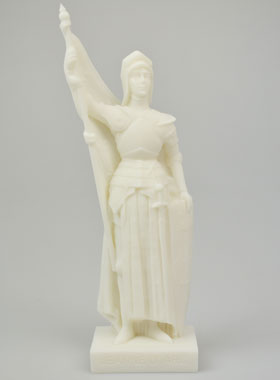 Statue Sainte Jeanne d'Arc en Albâtre (pic 1)