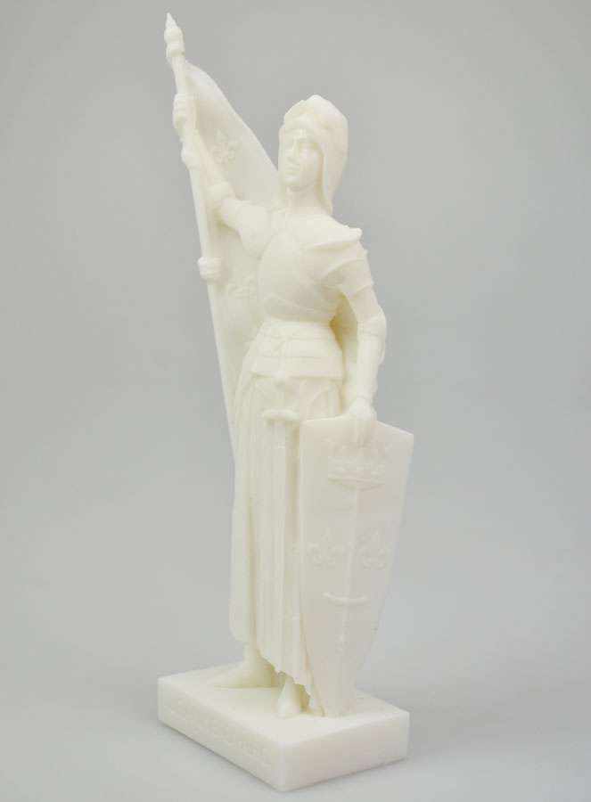 Statue Sainte Jeanne d'Arc en Albâtre (pic 3)