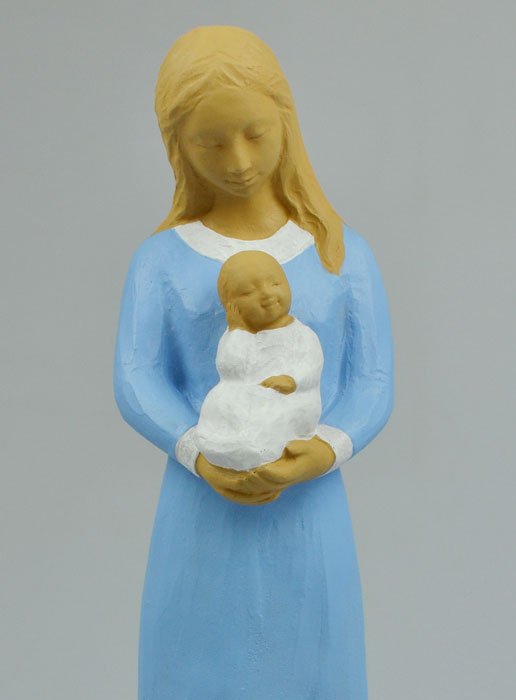 Statue Notre Dame de La Confiance - Bleue (pic 3)
