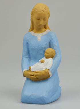 Statue Notre Dame de L'Amour - Bleue (pic 1)