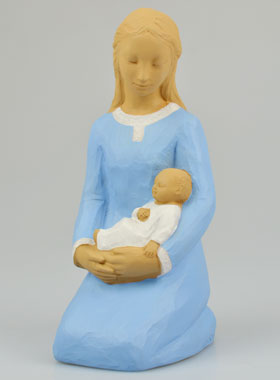 Statue Notre Dame de L'Amour - Bleue (pic 1)