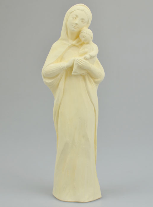 Statue Vierge Marie de Tendresse en Pierre (pic 2)