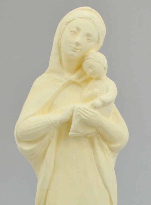 Statue Vierge Marie de Tendresse en Pierre (pic 3)