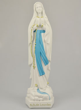 Statue Notre Dame de Lourdes - 40 cm (pic 1)