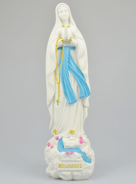 Statue Vierge Marie sur Rocher - 33 cm (pic 2)