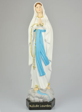 Statue Vierge Marie Peinte Main - 50 cm (pic 1)