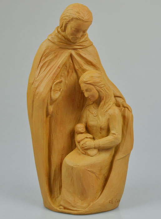 Statue Sainte Famille - Ton Argile (pic 2)