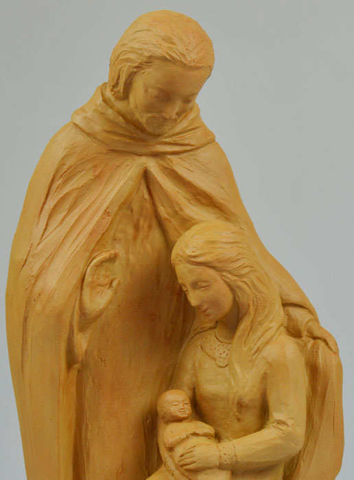 Statue Sainte Famille - Ton Argile (pic 3)
