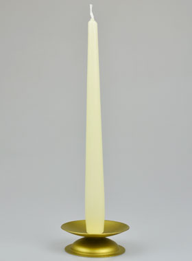 Bougie de Table Chandelier Ivoire - 25cm (pic 1)