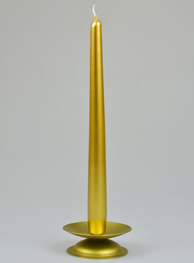 Bougie de Table Chandelier Or - Gold - 25cm (pic 1)