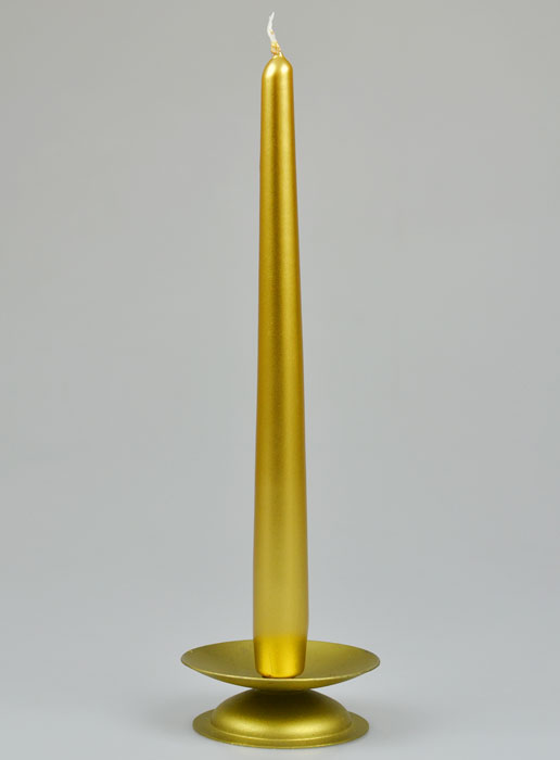 Bougie de Table Chandelier Or - Gold - 25cm (pic 2)