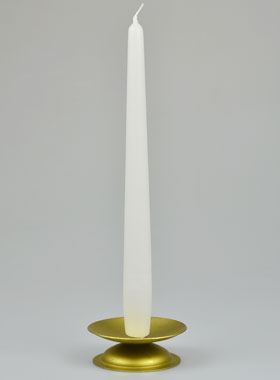 Bougie de Table Chandelier Blanche - 25cm (pic 1)