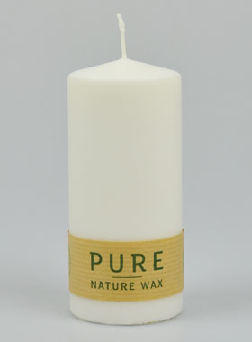 Bougie Blanche Bio 100% Naturelle - 13 X 6 cm (pic 1)