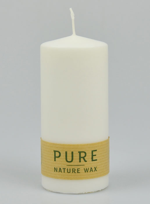 Bougie Blanche Bio 100% Naturelle - 13 X 6 cm (pic 2)