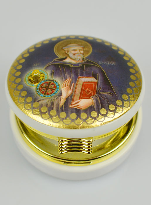 Custode Image Saint Benoît - 5 cm (pic 3)