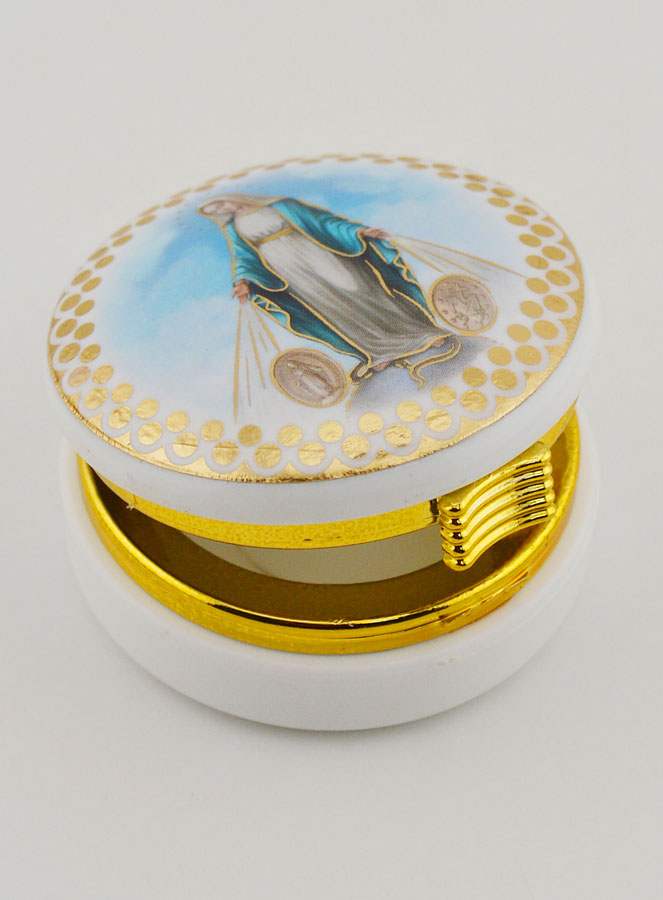 Custode Image Médaille Vierge Miraculeuse - 5 cm (pic 4)