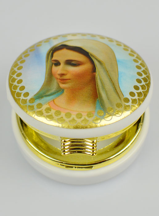 Custode Image Vierge de Medjugorje - 5 cm (pic 3)
