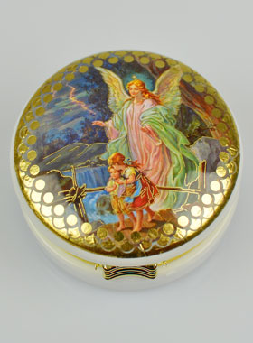 Custode Image Ange-Gardien Protecteur - 5 cm (pic 1)